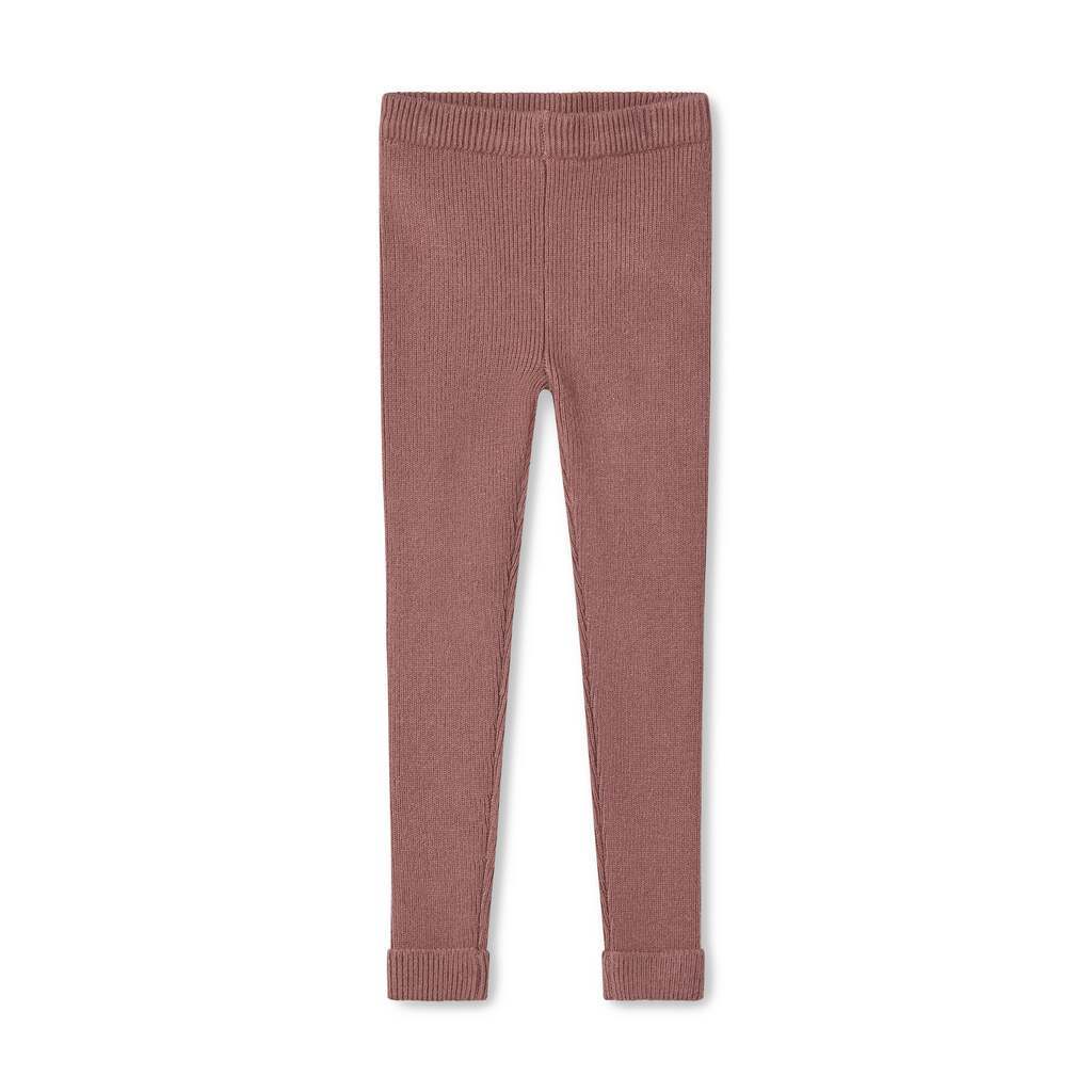 Fliink Benna Rib Leggings - Ash Rose - 86 cm