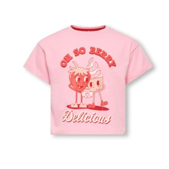 Only Mini Belinda Life SS Tee - Romance Rose Delicious - 92 cm