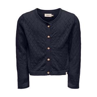 Only Mini Megan Life Cardigan NOOS - Night Sky - 92 cm