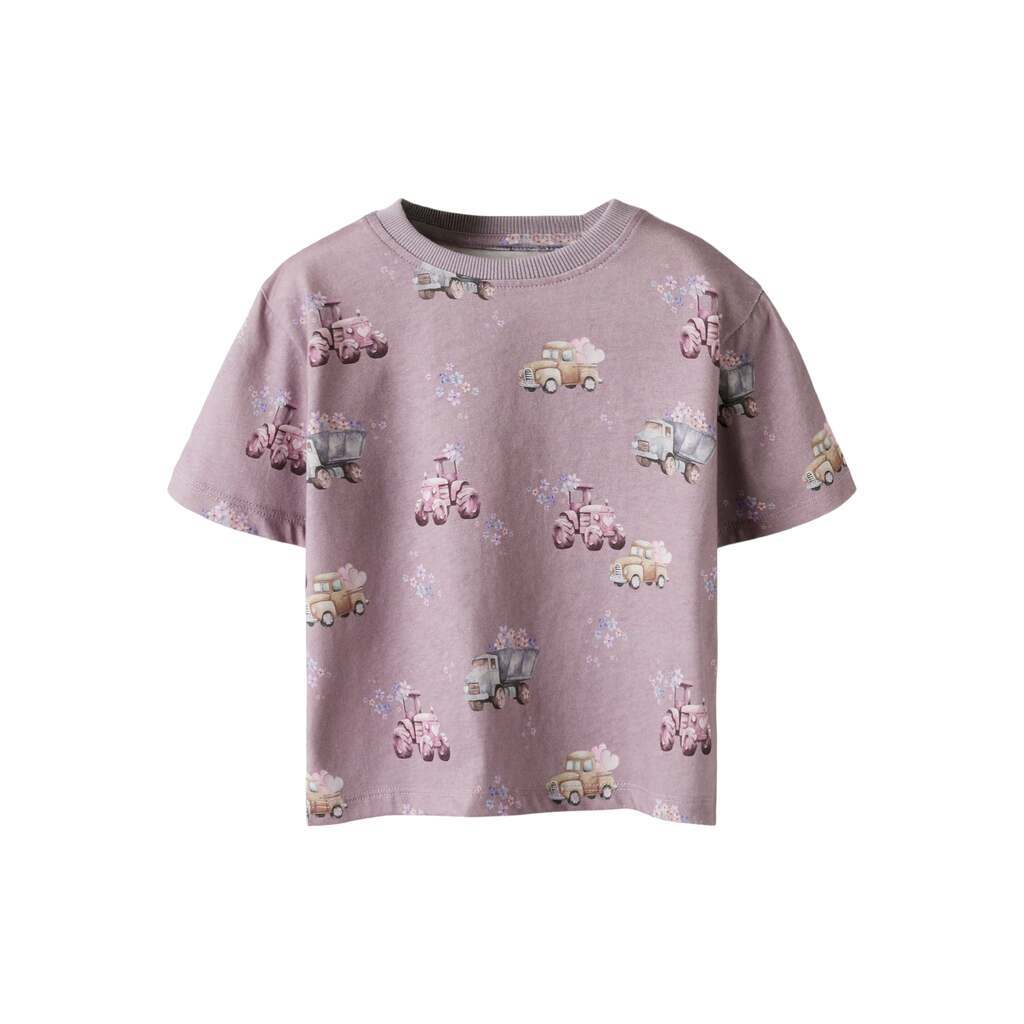 Name It Helga SS Top - Elderberry - 92 cm
