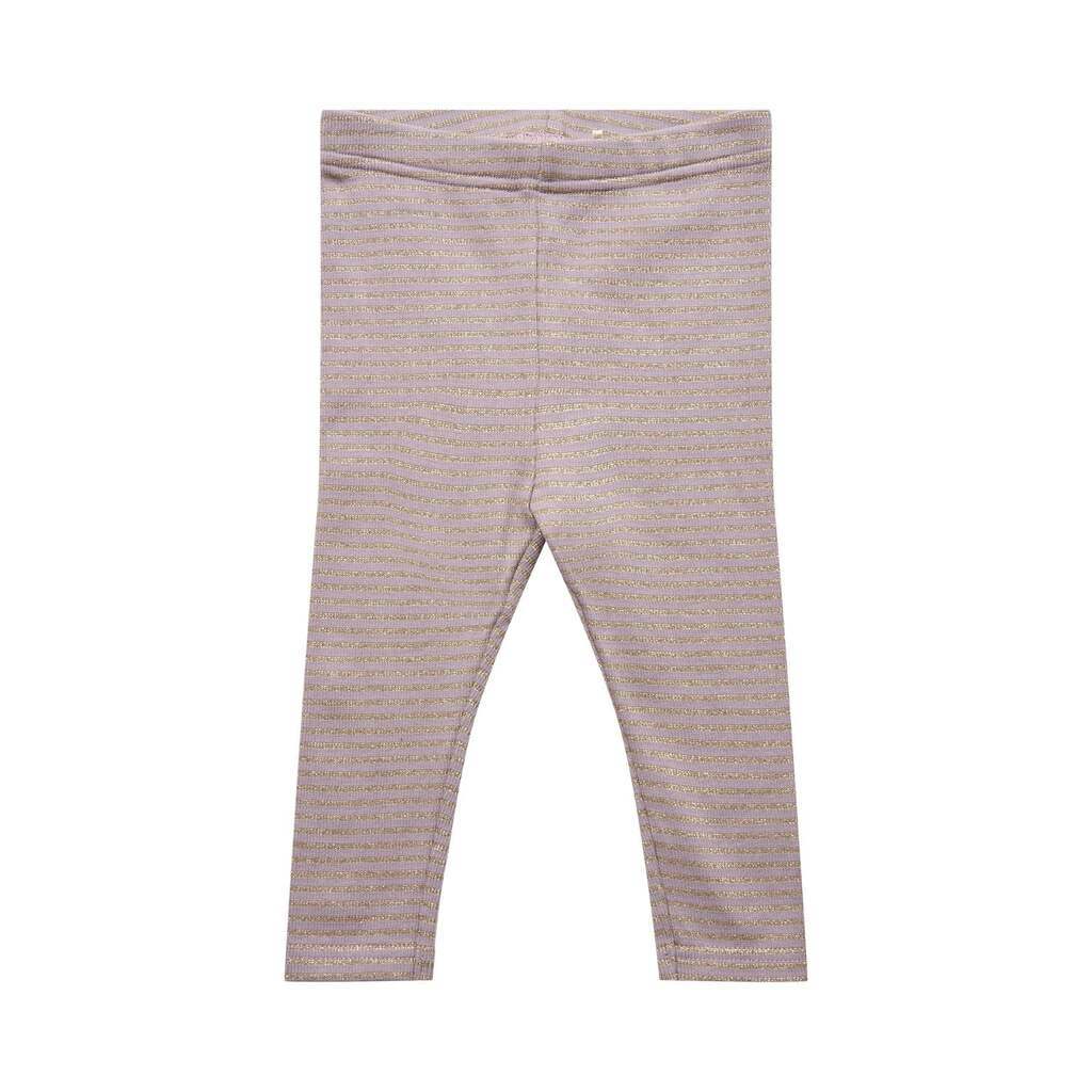 Petit By Sofie Schnoor Leggins - Purple / Guld - 56 cm