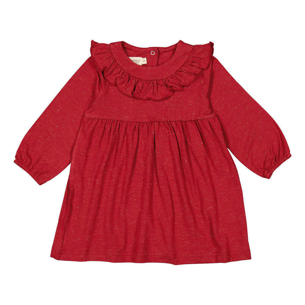 MarMar Deas Glitter Kjole - Rosehip Glitter - 68 cm / 6 mdr.