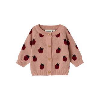 Lil Atelier Lulio Knit Cardigan NOOS - Misty Rose - 56 cm