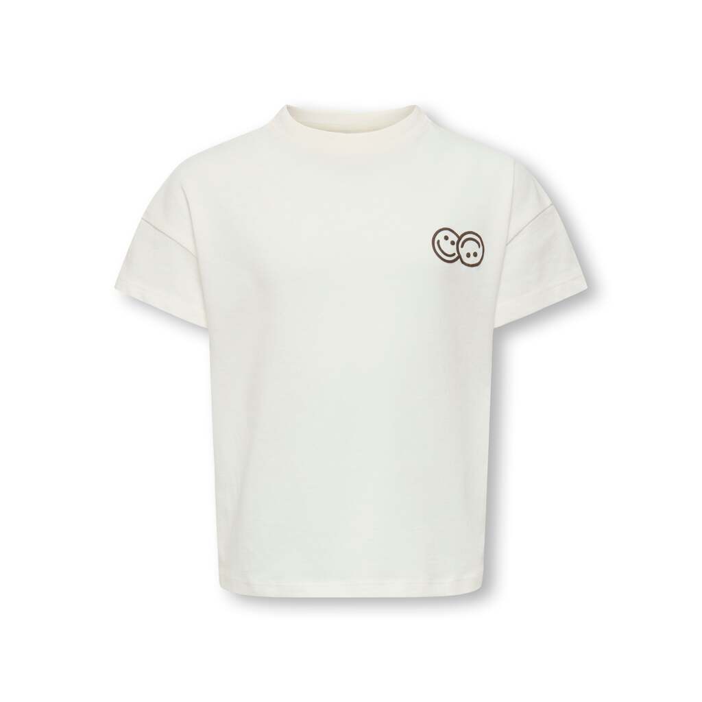 Only Mini Leona Life Tee - Cloud Dancer - 92 cm
