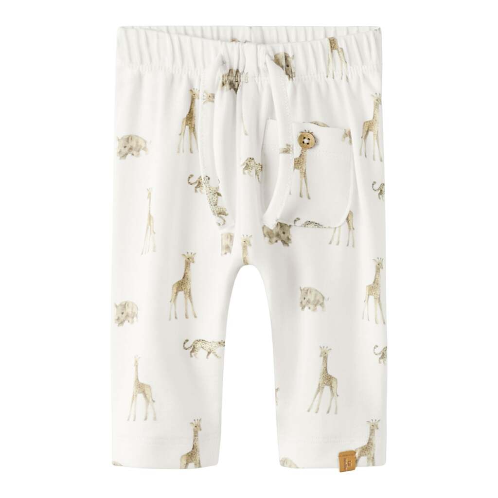 Lil Atelier Gayo Elo Pants NOOS - Coconut Milk - 56 cm
