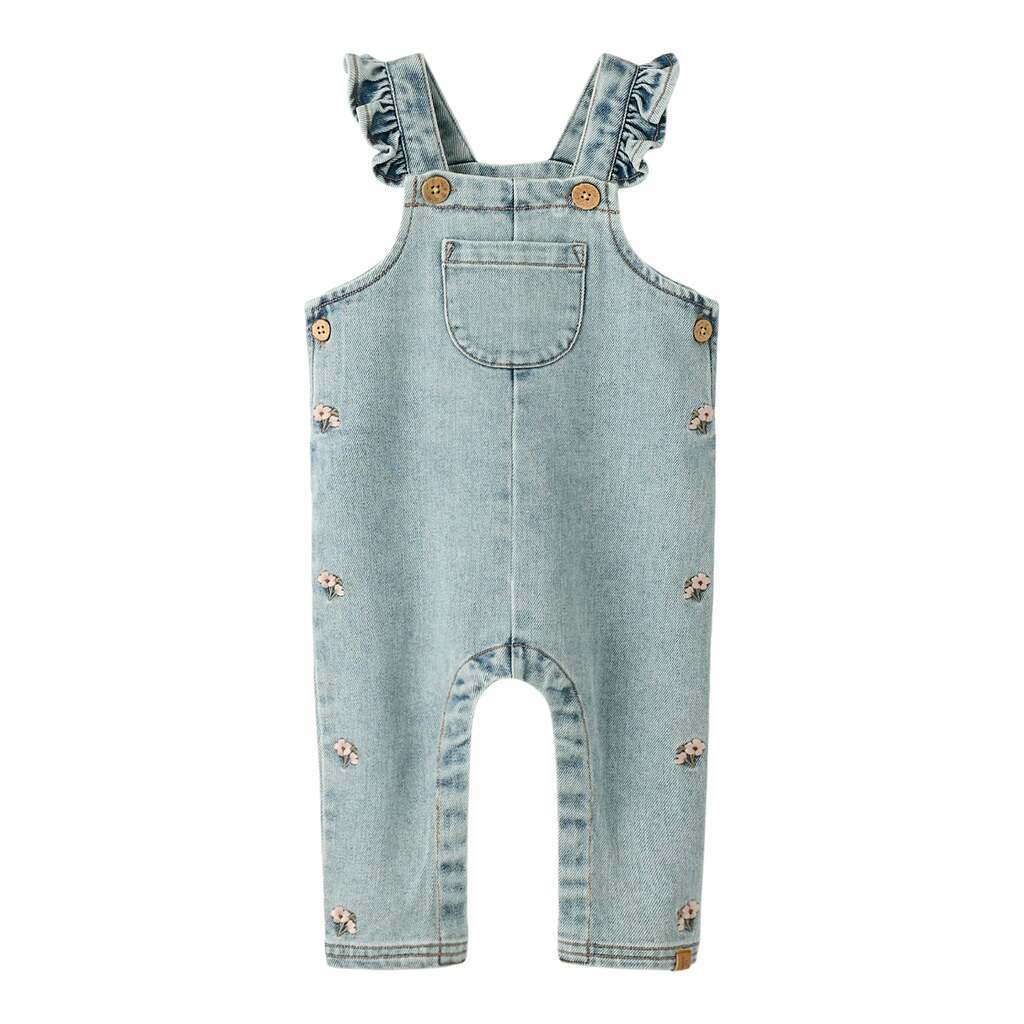 Lil Atelier Darleee Loose Overall - Medium Blue Denim - 56 cm