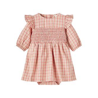 Lil Atelier Lucy Body Dress - Baked Clay - 56 cm