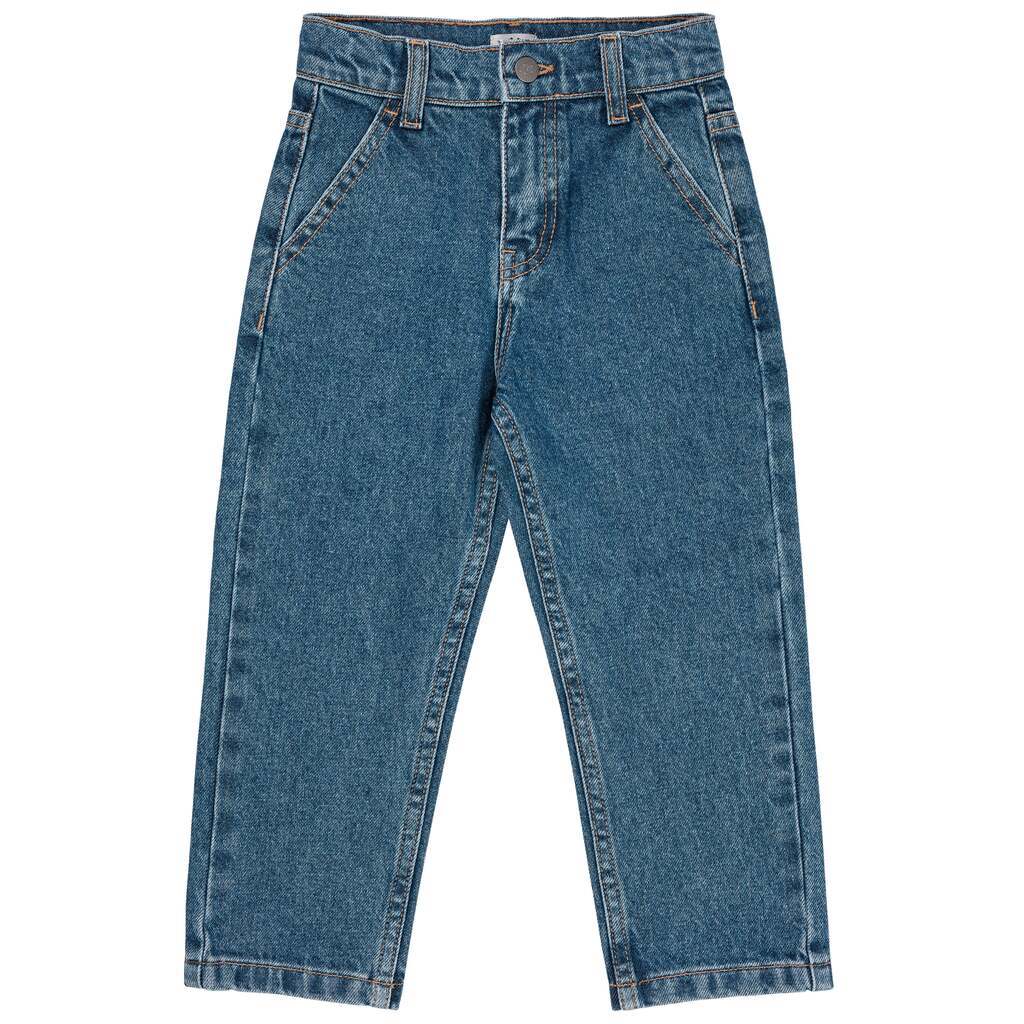 Copenhagen Colors Organic Junior Jeans - Indigo Blue Washed - 98 cm