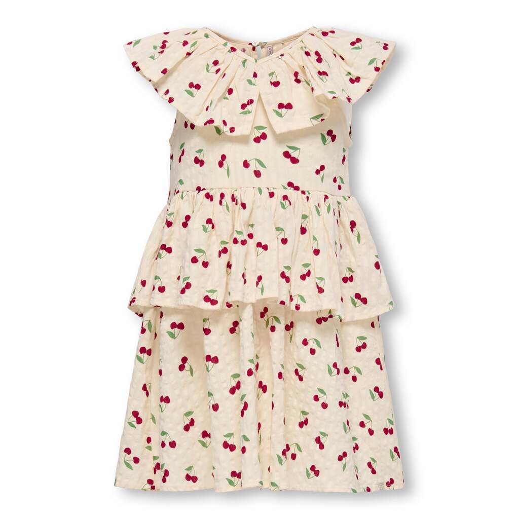 Only Mini Cerise Layered Dress - Whitecap Gray - 92 cm