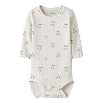 Name It Ficherry LS Body - Cloud Dancer - 50 cm