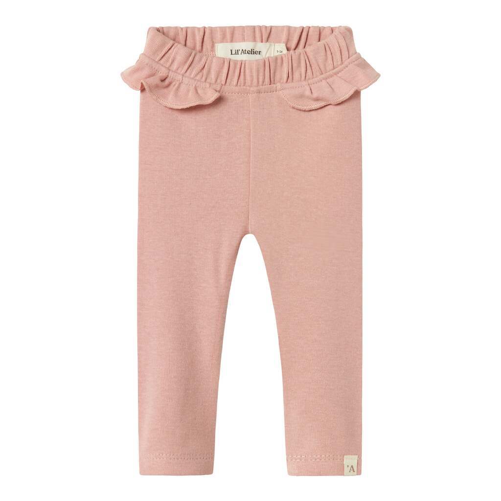 Lil Atelier Lalo Tao Leggings - Misty Rose - 56 cm