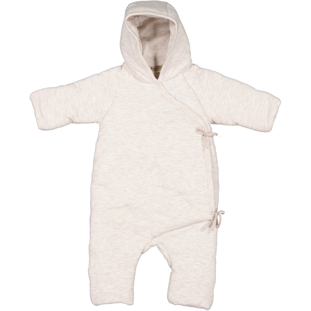 MarMar Rex Vatteret Dragt - Beige Melange - 56-62 cm / 2-4 mdr.
