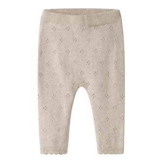Name It Diame Knit Pants - Peyote Melange - 50 cm