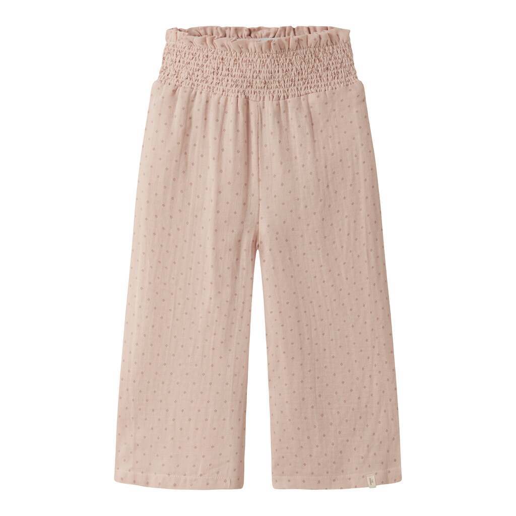 Lil Atelier Dembe Wide Pants - Peach Whip - 92 cm