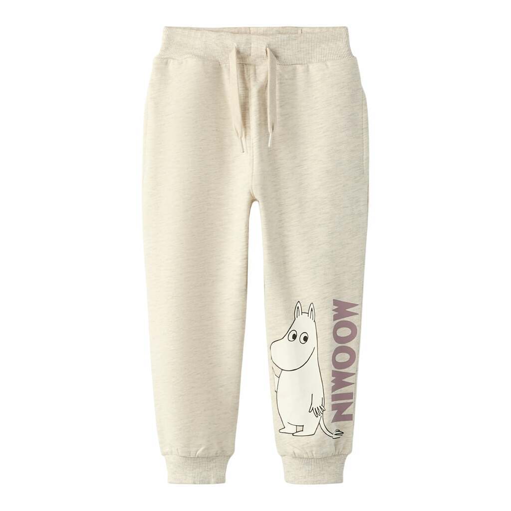 Name It Sloli Moomin Sweat pants - Peyote Melange - 92 cm