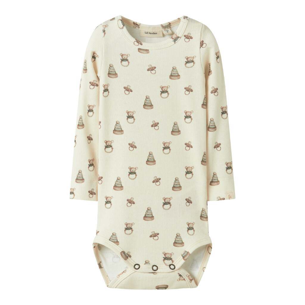 Lil Atelier Gavo Emo Body - Turtledove/Toy - 56 cm