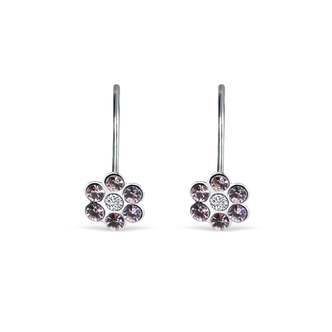 Øreringe m/Blomster af Violette Swarovski®Sten