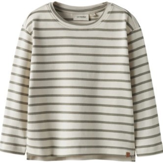 Lil Atelier Limia Loose Top - Turtledove/Overland - 92 cm