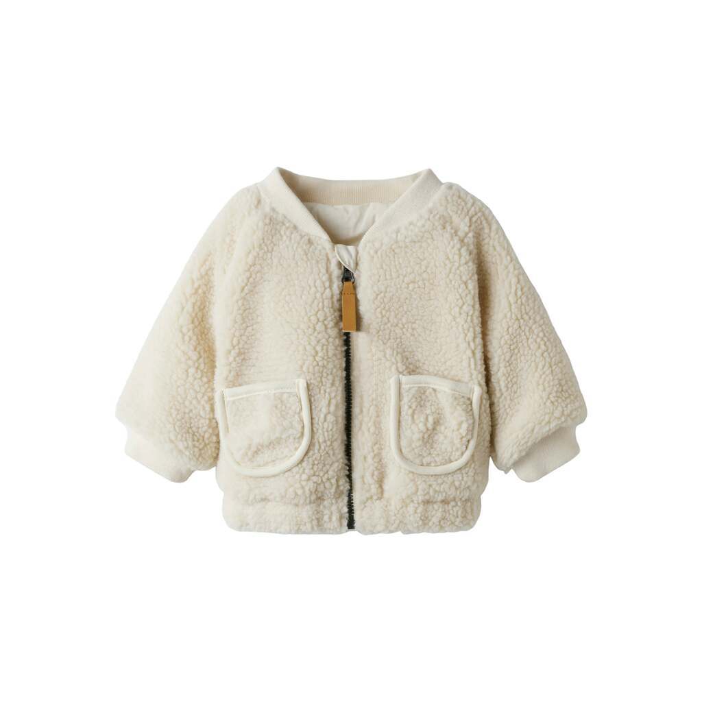 Lil Atelier Lajo Bomber Jakke - Turtledove/Rainbow - 56 cm