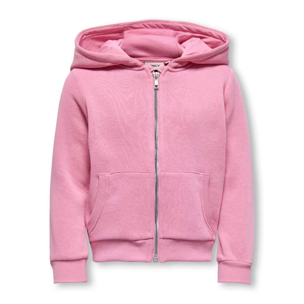 Only Mini Sweat L/S Zip Hoodie - Cashmere Rose - 92 cm