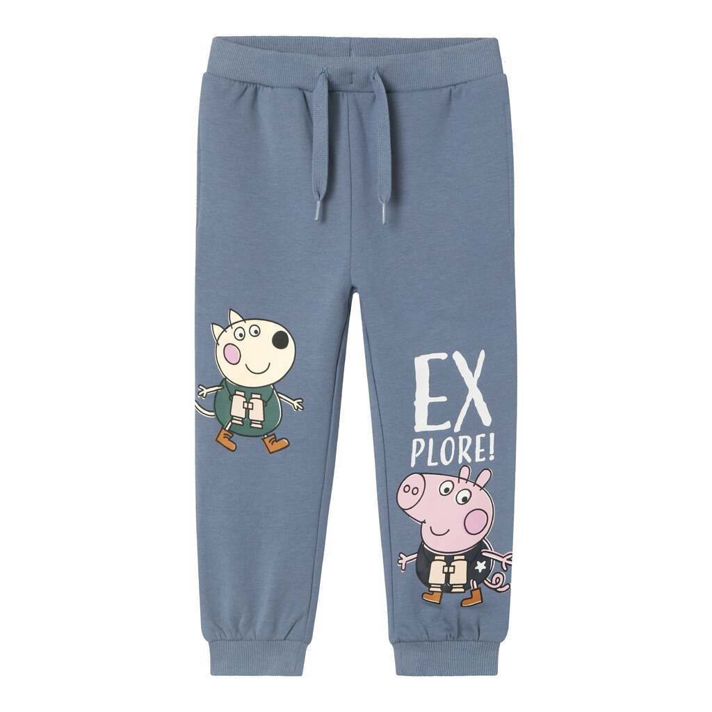 Name It Osgar Gurli Gris sweat pants - Flint Stone - 86 cm
