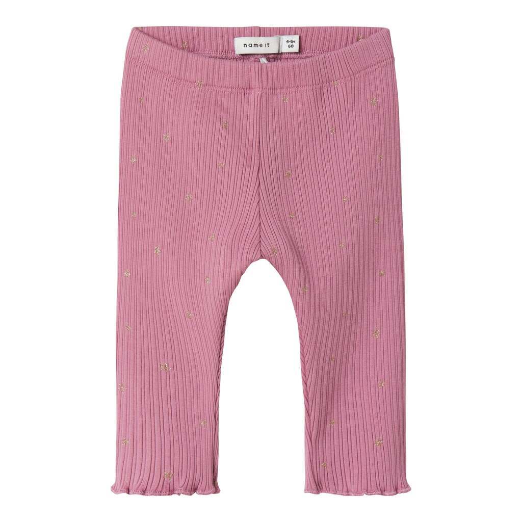 Name It Royanna Leggings - Mauve Orchid - 50 cm