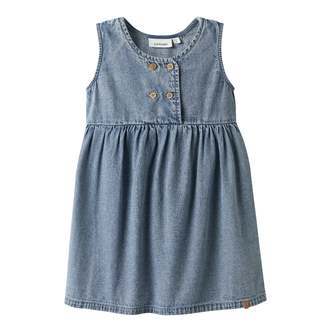Lil Atelier Taya Denim Spencer - Medium Blue Denim - 92 cm