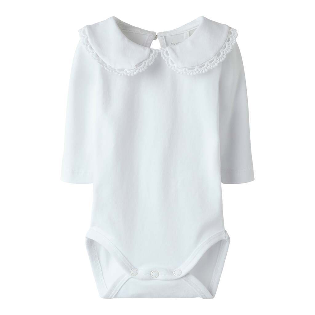 Name It Felia LS Body - Bright White - 50 cm