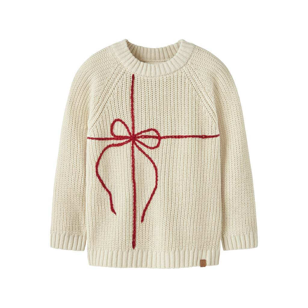 Lil Atelier Emlen Mio Knit - Turtledove - 92 cm