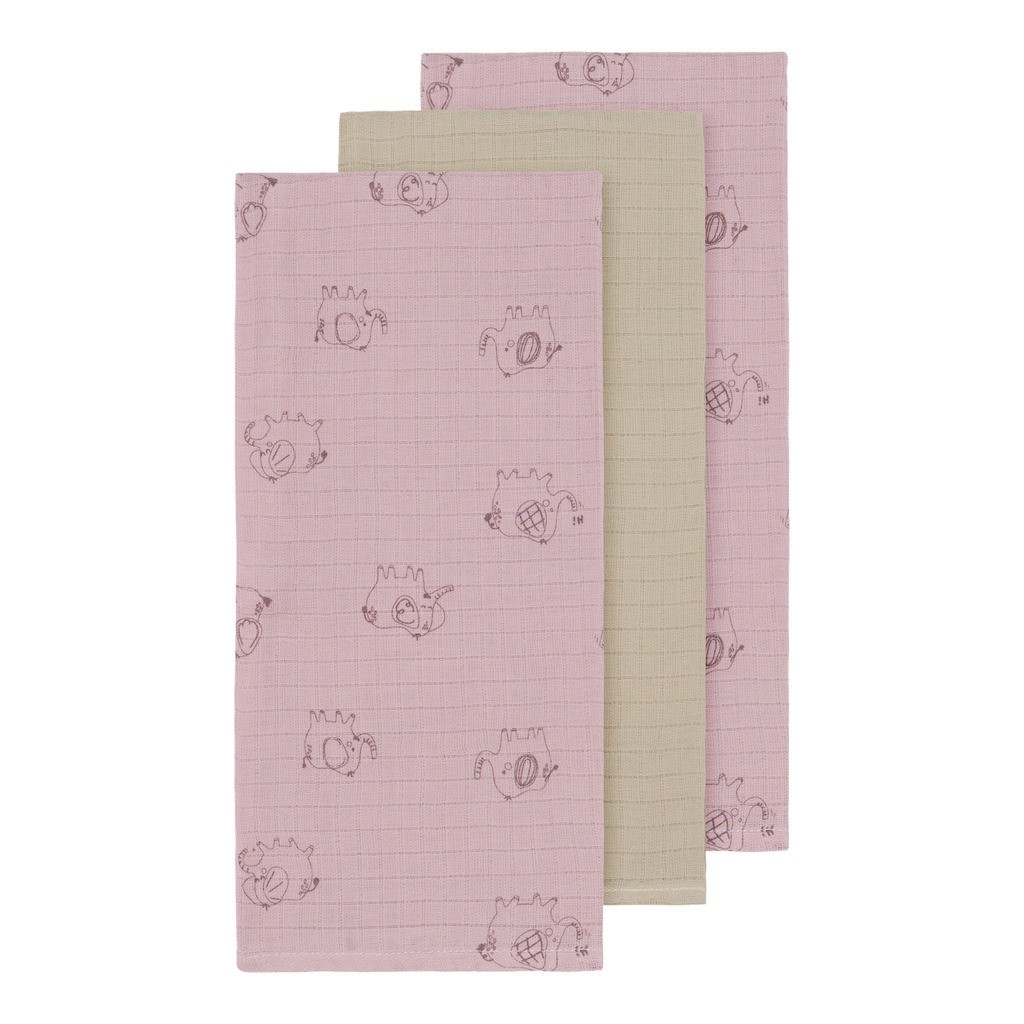 Name It Ohappy Stofbleer 3 pak -  Burnished Lilac