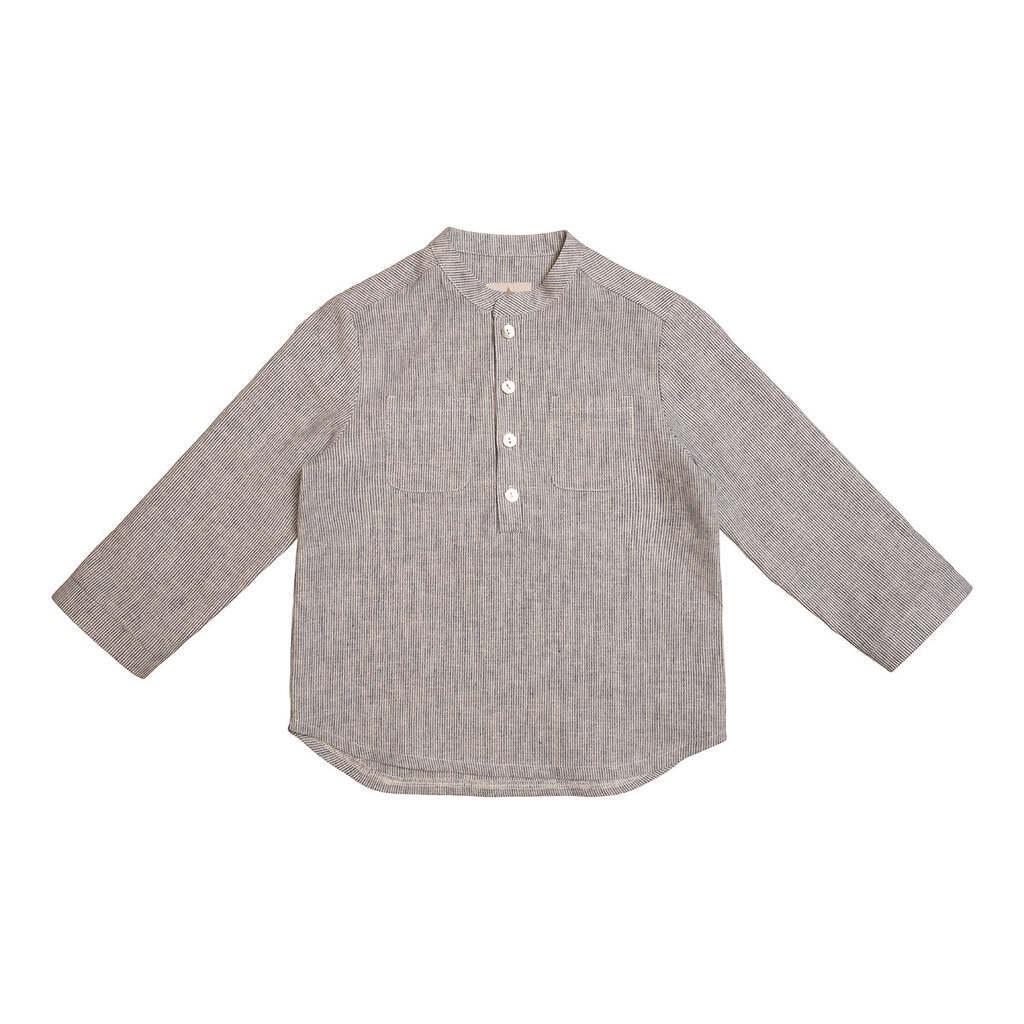 Huttelihut Emil Shirt -  Navy - 80 cm