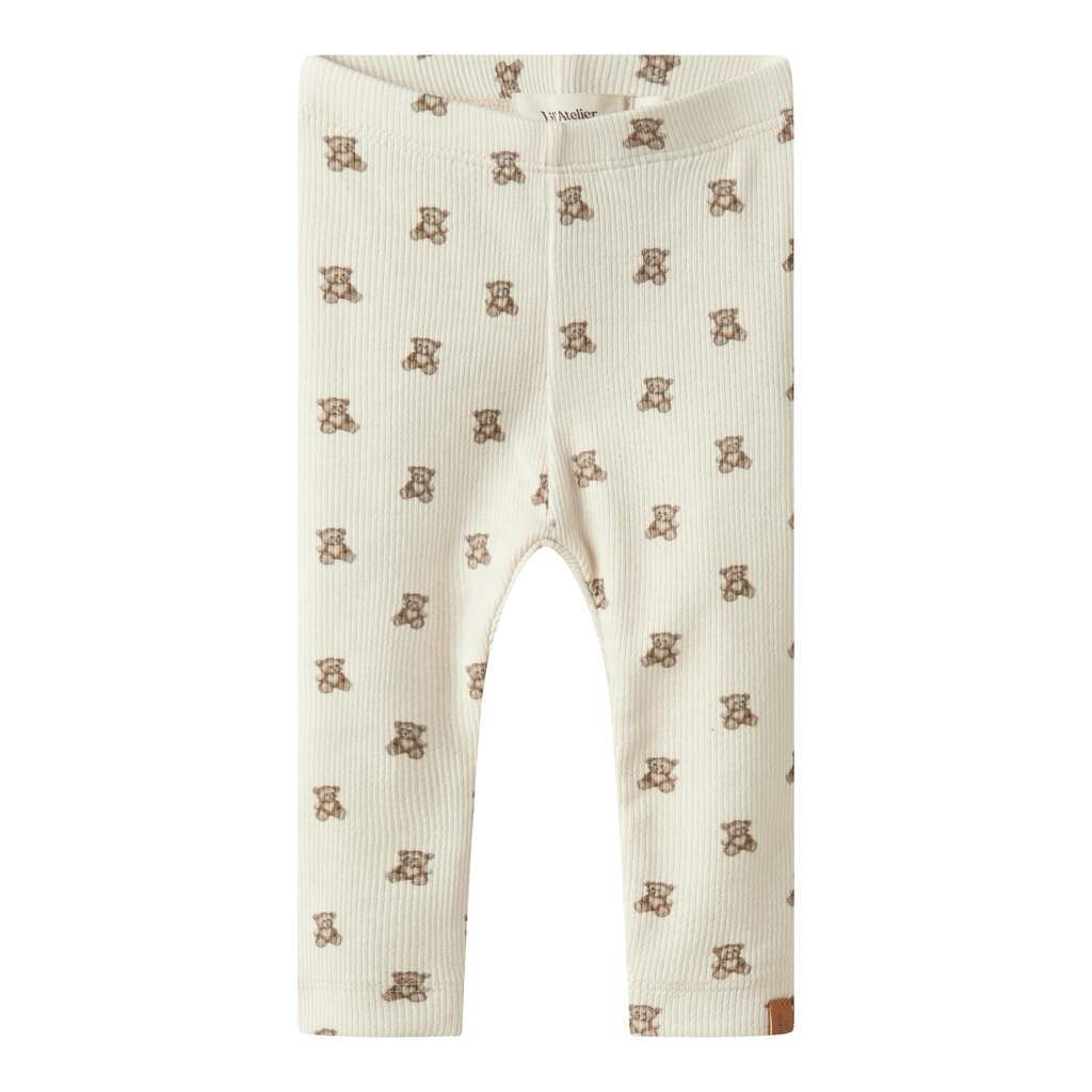 Lil Atelier Gavo Elf Slim Leggings - Turtledove - 56 cm