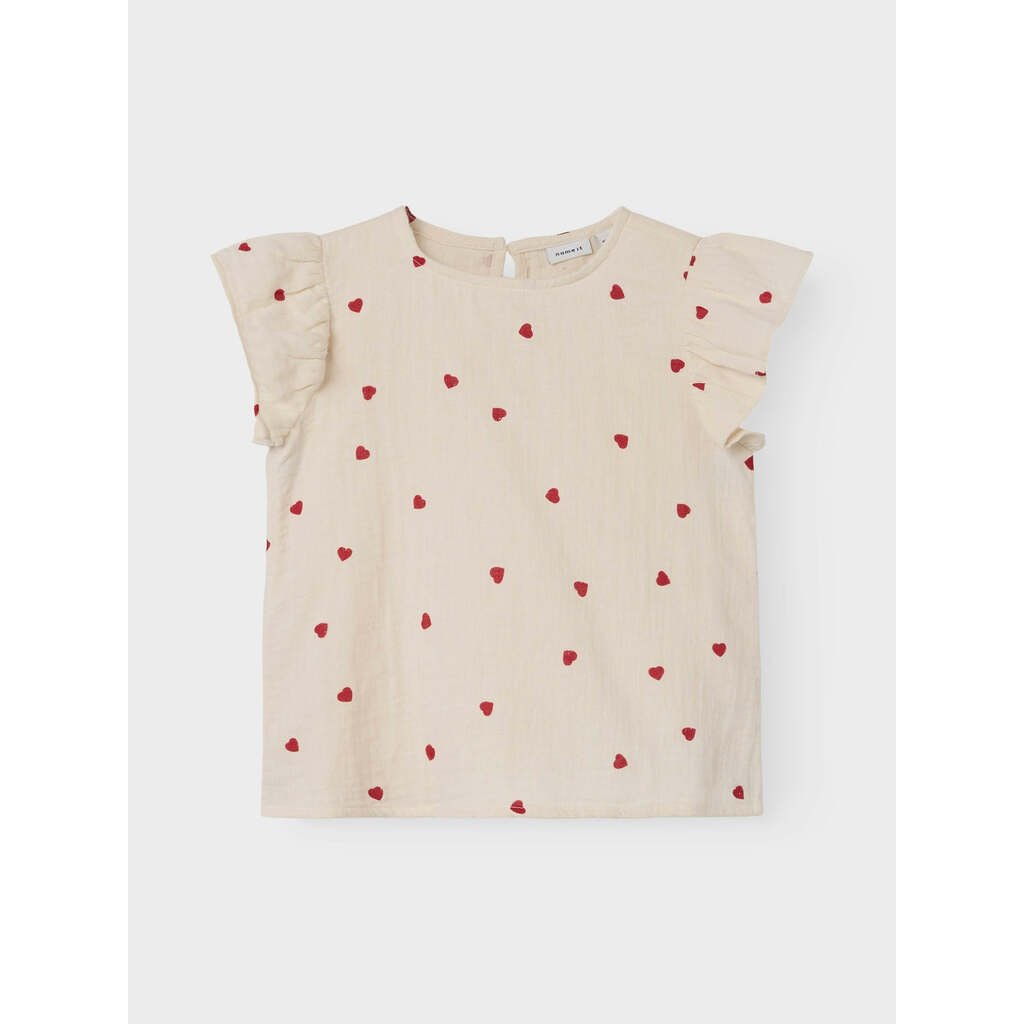 Name It Jytta Loose Top - Turtledove - 86 cm
