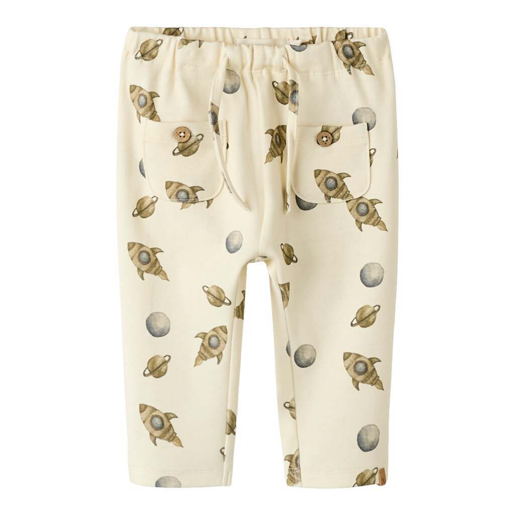 Lil Atelier Layo Gel Loose pants - Turtledove/Space - 56 cm