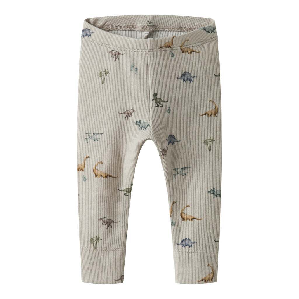 Name It Faurus Leggings med Dino - Nacreous Cloud - 50 cm