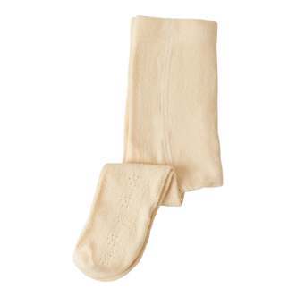 Lil Atelier Ilso Roa Pointelle Strømpebukser - Wood Ash - 50/56 cm