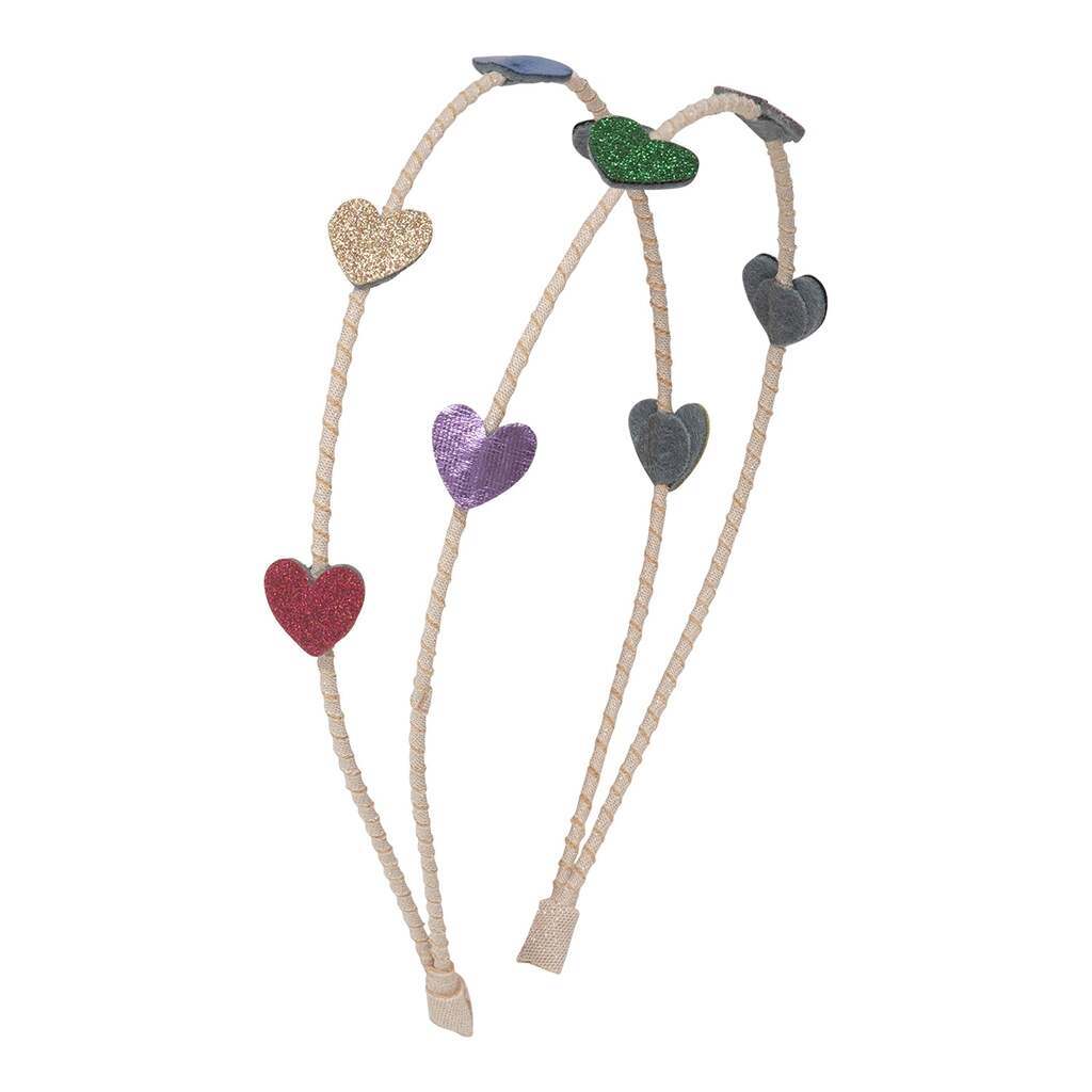 Mimi & Lula Dobbelt hårbøjle - Jazzy Heart Dancing Queen