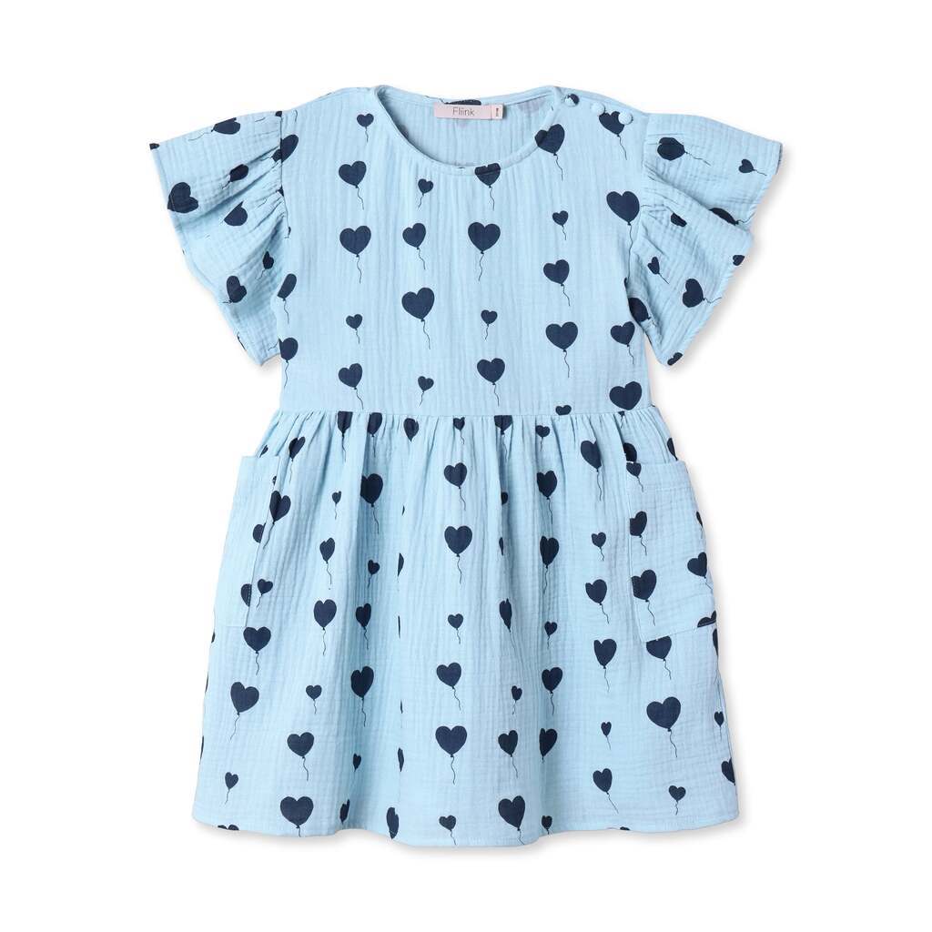Fliink Love SS Dress - Dream Blue - 86 cm