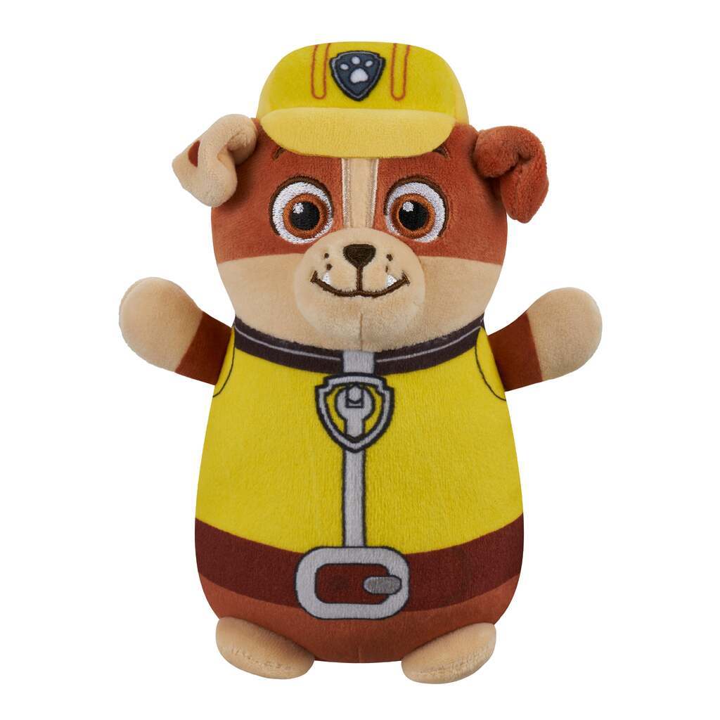 Squishmallows Hugmees Paw Patrol Bamse - Rubble 25 cm