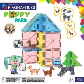 Magna-Tiles Magnetisk Legetøj - Puppy Park 27 dele