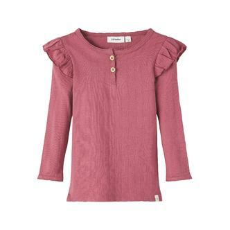 Lil Atelier Nala Slim Top  - Dry Rose - 92 cm