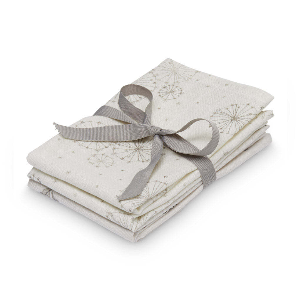 4 Vaskeklude Dandelion Natural & Fawn - Cam Cam Copenhagen