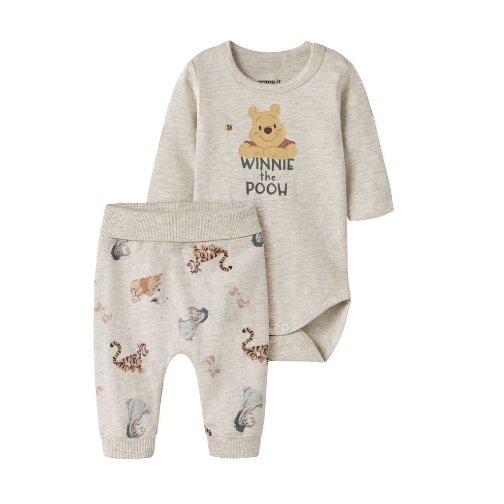 Name It Ollu Pooh Body Set - Peyote Melange - 50 cm
