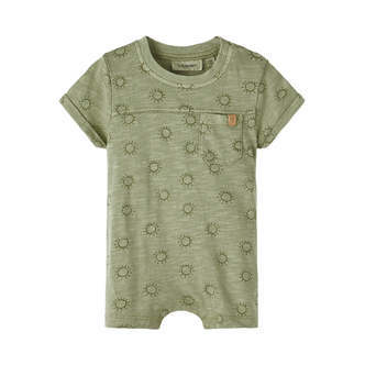 Lil Atelier Hektor SS Loose Suit - Sage - 56 cm
