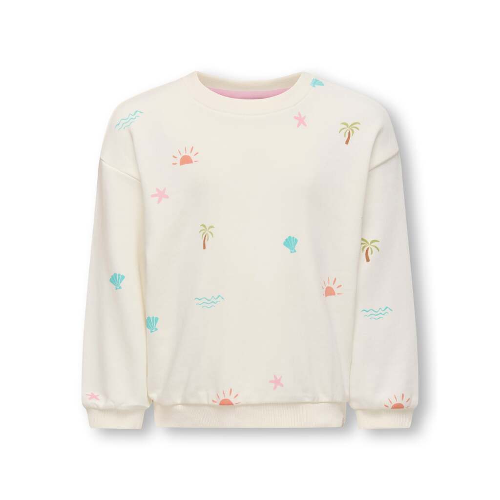 Only Mini Summer Loose Sweatshirt - Tofu - 92 cm