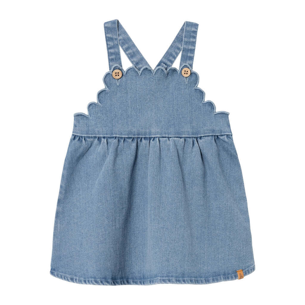 Lil Atelier Okaja Denim Dress -  Medium Blue Denim - 56 cm
