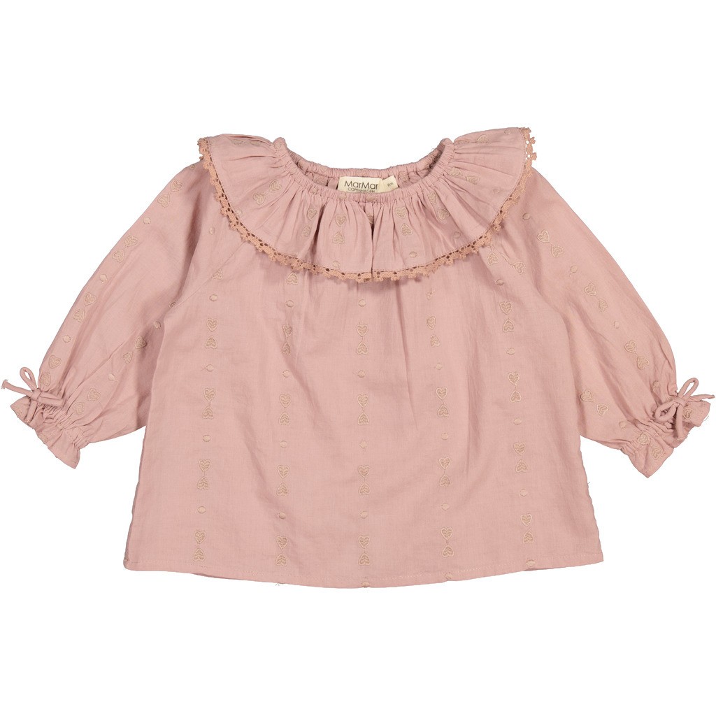 MarMar Tia Light Embroidery - Cream Taupe Heart - 74 cm