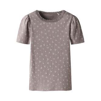 Name It Hoise SS Slim Top - Purple Dove - 92 cm