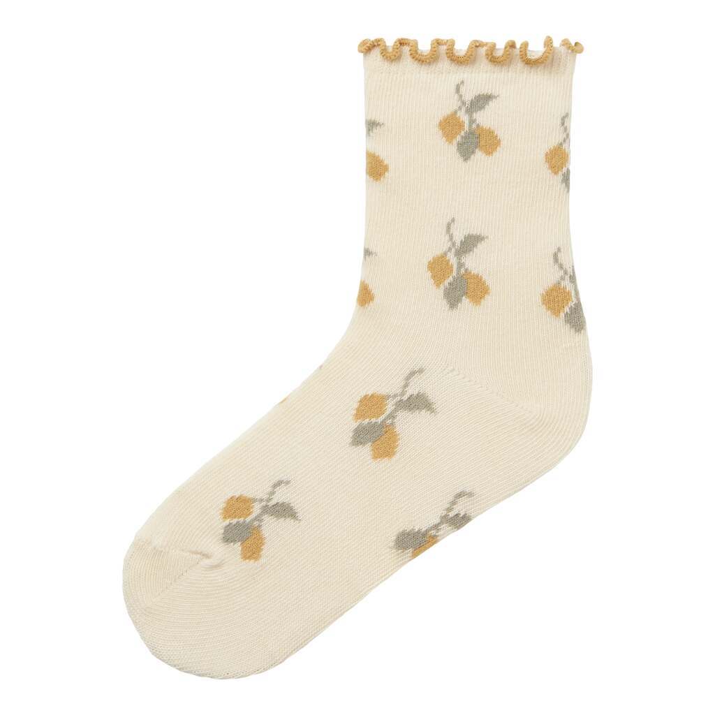 Lil Atelier Darlene Socks - Turtledove - 19/21