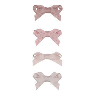 Mimi & Lula 4 Hårclips med sløjfe - Bonnie Bow By The Seaside